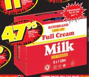 Ritebrand Long Life Milk Assorted-6 x 1L Each