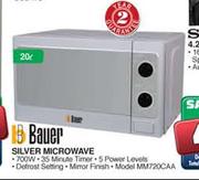 Bauer Silver Microwave(MM720CAA)-700W