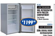 Dixon 90Ltr Refrigerator With Freezer Compartment