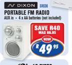 Dixon Portable FM Radio