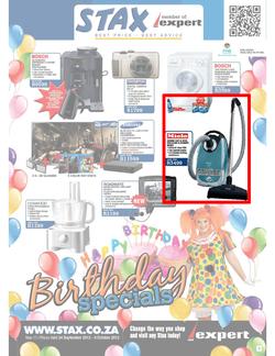 Stax : Birthday Specials (24 Sep - 8 Oct), page 1