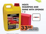 Holts Shampoo And Shine With Sponge-2Ltr