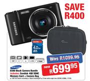 Samsung ES90 Black Camera Bundle