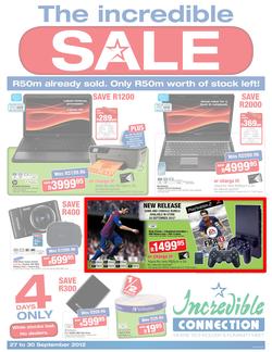 Incredible Connection : The Incredible Sale (27 Sep - 30 Sep), page 1