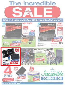 Incredible Connection : The Incredible Sale (27 Sep - 30 Sep), page 1