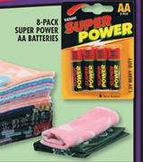 Super Power AA Batteries-8's pack