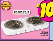Essentials Twin Spiral Hot Plate