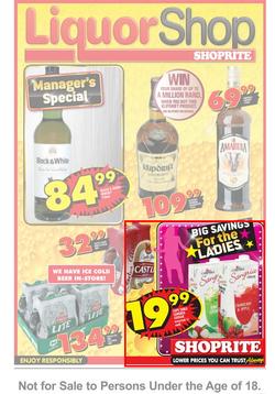 Shoprite Western Cape : LiquorShop (26 Sep - 6 Oct), page 1