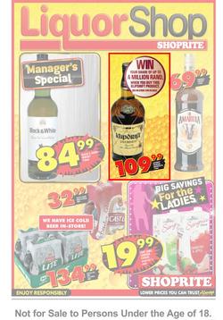 Shoprite Western Cape : LiquorShop (26 Sep - 6 Oct), page 1