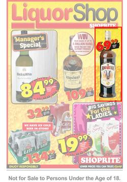 Shoprite Western Cape : LiquorShop (26 Sep - 6 Oct), page 1