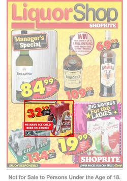 Shoprite Western Cape : LiquorShop (26 Sep - 6 Oct), page 1