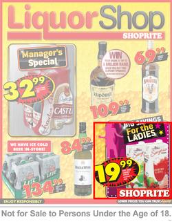 Shoprite Gauteng : LiquorShop (24 Sep - 7 Oct), page 1