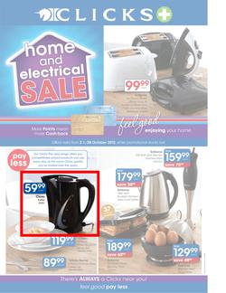 Clicks : Home & Electrical Sale (2 Oct - 28 Oct), page 1