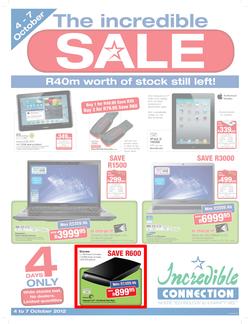 Incredible Connection : The Incredible Sale (4 Oct - 7 Oct), page 1