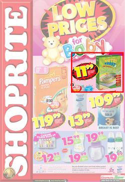 Shoprite KZN : Low Prices for Baby (24 Sep - 7 Oct), page 1