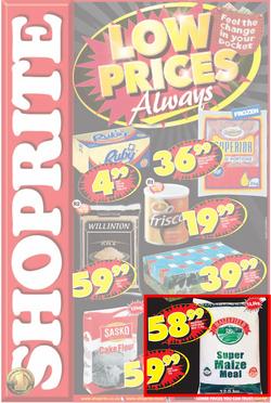 Shoprite Eastern Cape : Low Prices Always (8 Oct - 21 Oct), page 1