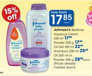 Johnson's Shampoo-200ml Each  