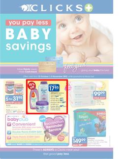 Clicks : Baby Savings (12 Oct - 5 Nov), page 1