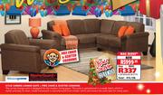Gomma Gomma Kylie Corner Lounge Suite + Free Chair & Scatter Cushions