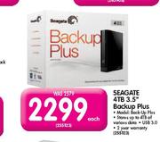 Seagate 4TB 3.5" Backup Plus-Each