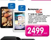 Lenovo 7" 16GB 3G Tablet-Each