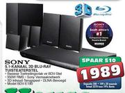Sony 5.1 Kanaal 3D Blu-Ray Tuisteaterstel(BDV E190)
