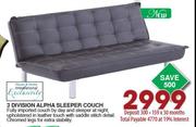 3 Division Alpha Sleeper Couch