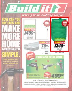 Build It KZN : Making Home Building Simple (22 Oct - 10 Nov), page 1