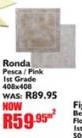 Ronda Pesca/Pink 1st Grade 408x408-Per Sqm