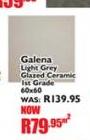 Galena Light Grey Glazed Ceramic 1st Grade 60x60-Per Sqm