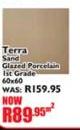 Terra Sand Glazed Porcelain 1st Grade 60x60-Per Sqm