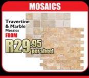 Travertine & Marble Mosaics-Per Sheet