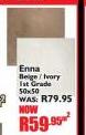 Enna Beige/Ivory  Ist Grade 50x50-Per Sqm