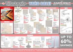 Tiletoria Durban : Yard Sale (2nd to 4th November 2012 Only), page 1
