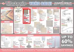 Tiletoria Durban : Yard Sale (2nd to 4th November 2012 Only), page 1