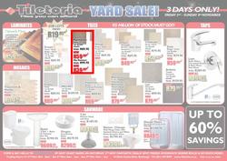 Tiletoria Durban : Yard Sale (2nd to 4th November 2012 Only), page 1