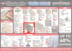 Tiletoria Durban : Yard Sale (2nd to 4th November 2012 Only), page 1