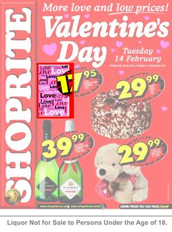 Shoprite NC Valentine's (6 Feb - 14 Feb), page 1