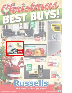 Russells : Christmas Best Buys (21 Nov - 24 Dec), page 1