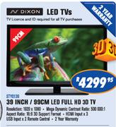 Dixon Full HD 3D LED TVs-39"(99cm)