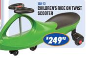 Children's Ride On Twist Scooter