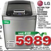 LG Silver Top Load Washing Machine-16kg