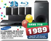 Samsung 5.1 Channel 3D Blu-Ray Home Theatre System-HT-E3500