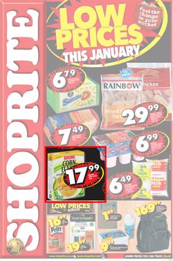 Shoprite Western Cape : Low Prices This January (2 Jan - 20 Jan 2013), page 1