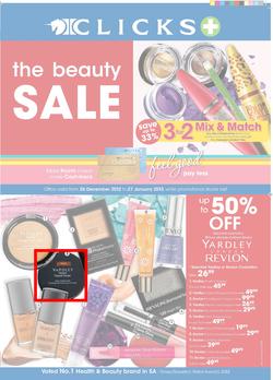 Clicks : The Beauty Sale (26 Dec - 27 Jan 2013), page 1