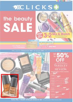 Clicks : The Beauty Sale (26 Dec - 27 Jan 2013), page 1