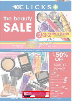 Clicks : The Beauty Sale (26 Dec - 27 Jan 2013), page 1