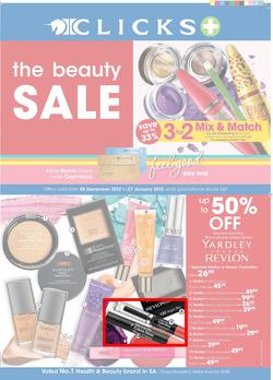 Clicks : The Beauty Sale (26 Dec - 27 Jan 2013), page 1