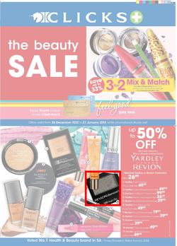 Clicks : The Beauty Sale (26 Dec - 27 Jan 2013), page 1