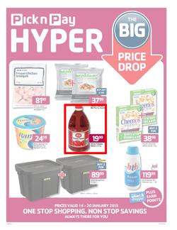 Pick n Pay Hyper KZN (14 Jan - 20 Jan 2013), page 1